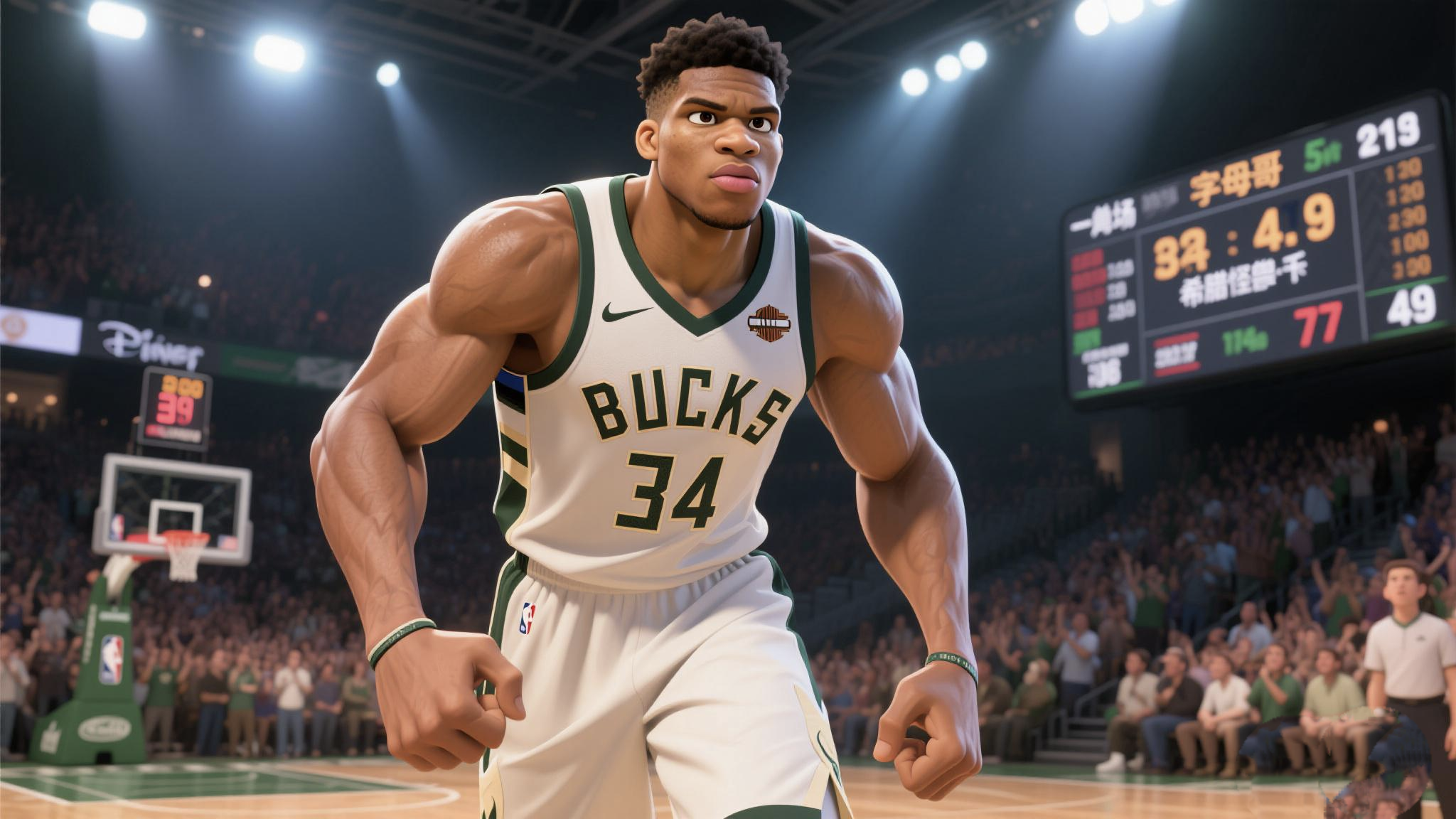 字母哥在公牛比赛中比赛规则变更,持续失利引发热议!观众掌声雷动(字母哥单挑巴特勒) 字母哥在公牛比赛中比赛规则变更,持续失利引发热议!观众掌声雷动(字母哥单挑巴特勒)